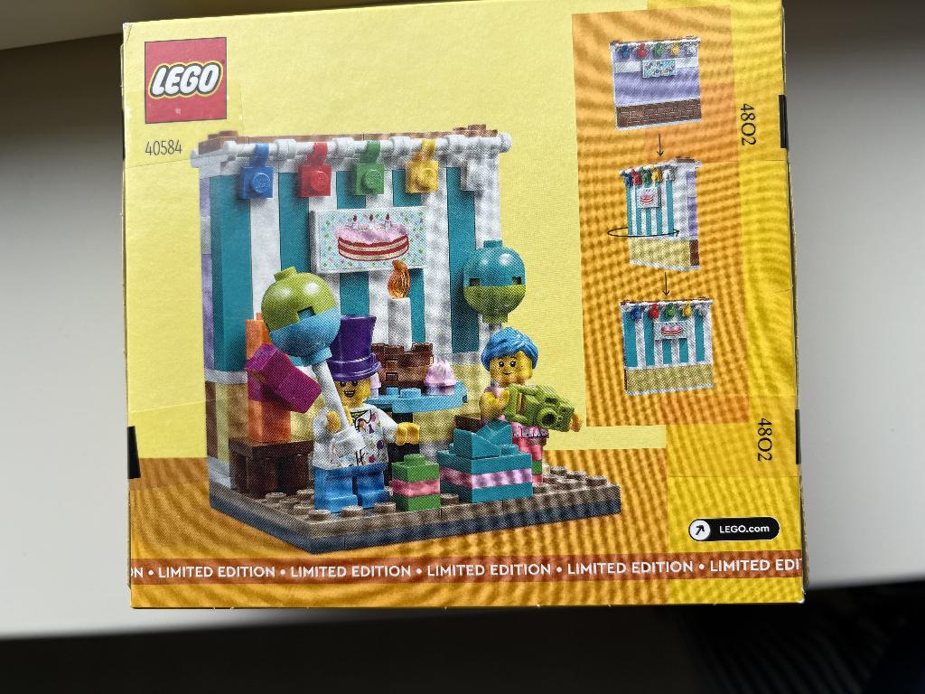 Lego Birthday Diorama 40584, Overige thema's, Lego, Nieuw, Ophalen of Verzenden