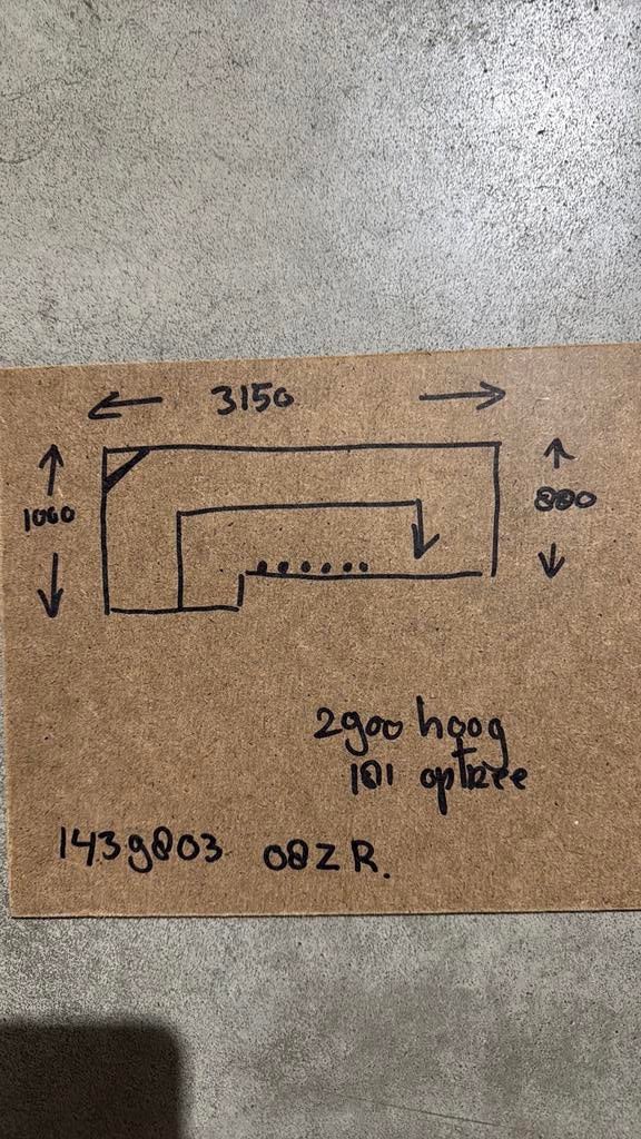 Halve draai trap 2900 hoog dichte, Doe-het-zelf en Verbouw, Ladders en Trappen, Ophalen, Zo goed als nieuw, 2 tot 4 meter