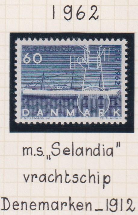 Denemarken 1962 Vrachtschip, Verzenden, Postfris, Overige thema's