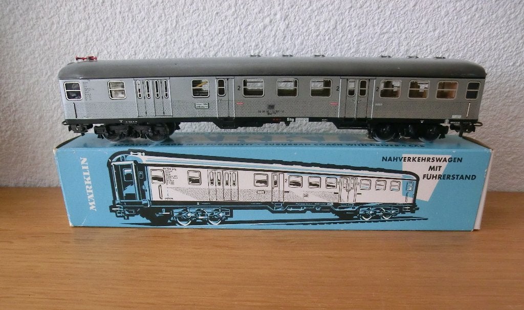 Marklin rijtuig 4081 DB 2e klasse met stuurpost., Hobby en Vrije tijd, Modeltreinen | H0, Wisselstroom, Gebruikt, Wagon, Ophalen of Verzenden