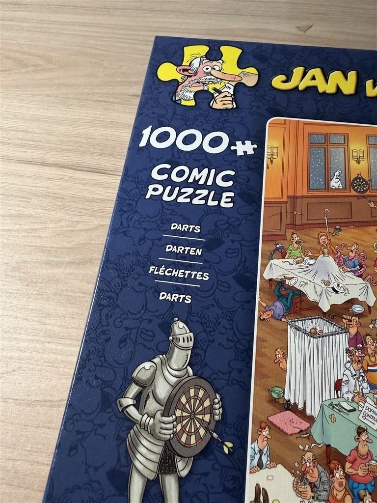 Jan van Haasteren - darten - 1000 stuks - s6632, Verzenden, 500 t/m 1500 stukjes, Zo goed als nieuw