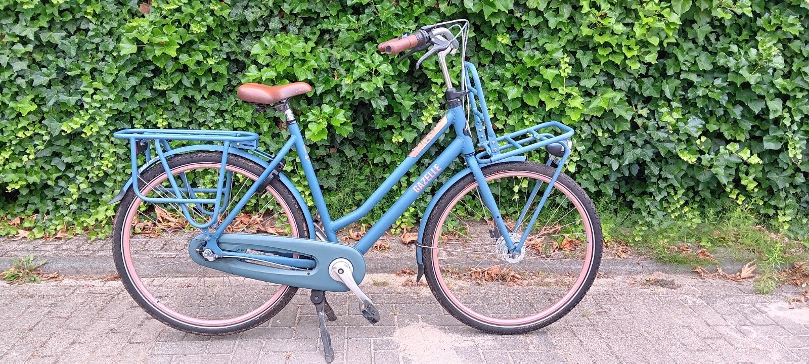 Gazelle HeavyDuty transportfiets - Dames - Blauw, Ophalen, Terugtraprem, Gebruikt, Versnellingen