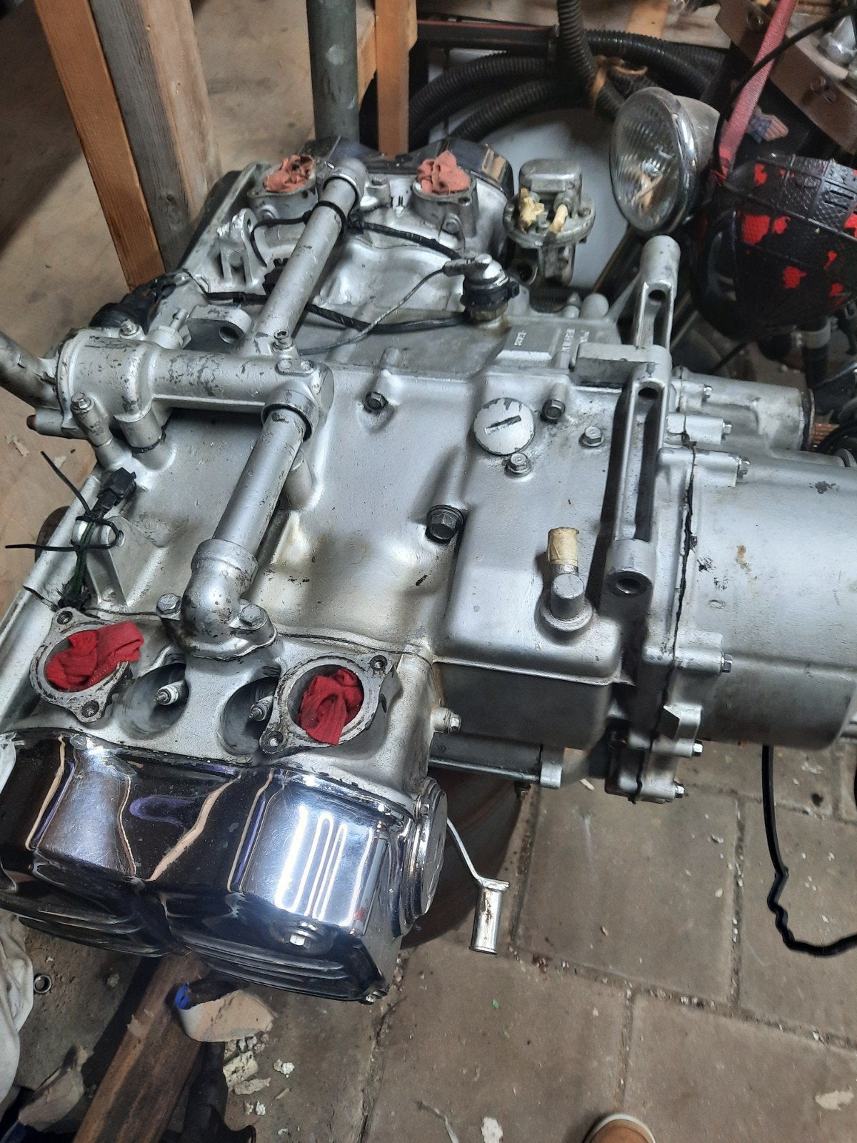 Compleet gereviseerdGold Wing1200 motor (geen carburateurs, Ophalen