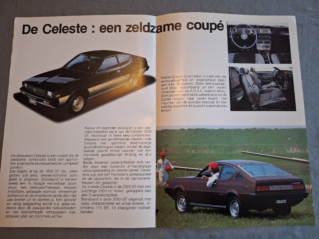 Brochure MITSUBISHI CELESTE - NL., Verzenden, Gelezen, Mitsubishi
