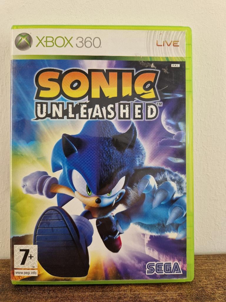 Sonic Unleashed xbox 360, Spelcomputers en Games, -, -, 1 speler, Ophalen of Verzenden