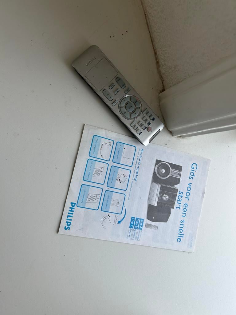 Philips microset met afstandsbediening, Audio, Tv en Foto, Stereo-sets, Philips, Gebruikt, Ophalen of Verzenden, Microset