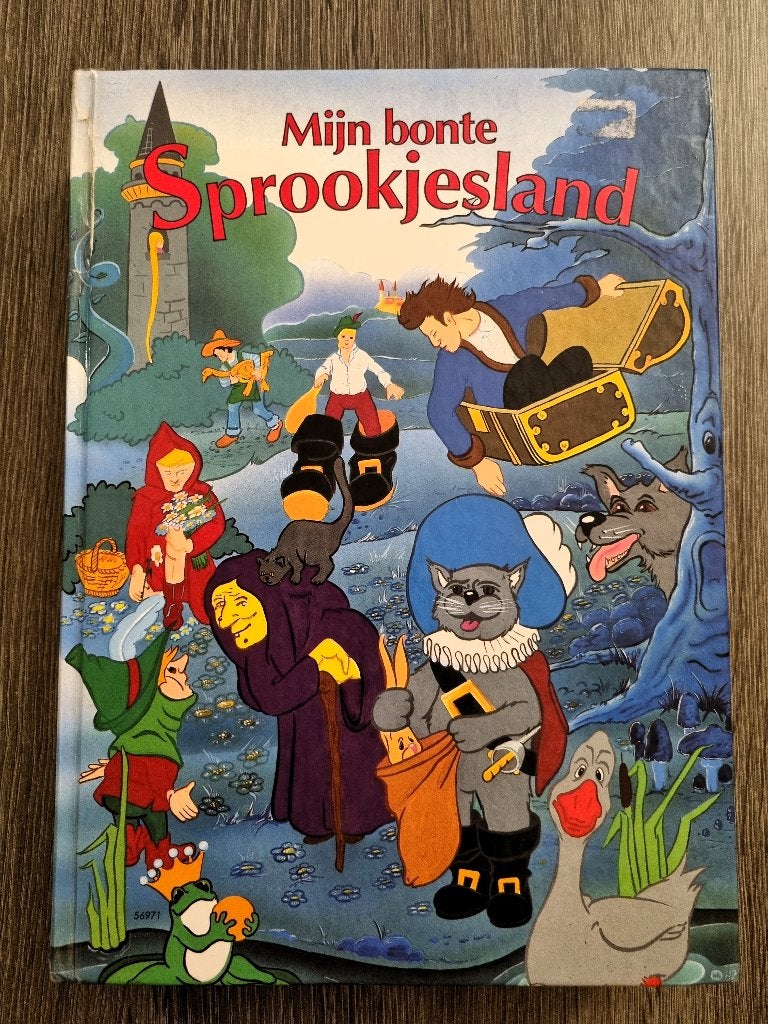 Mijn bonte Sprookjesland - Andersen & Grimm, Boeken, Ophalen of Verzenden, Gelezen, Hans Christian Andersen en Gebroeders Grimm