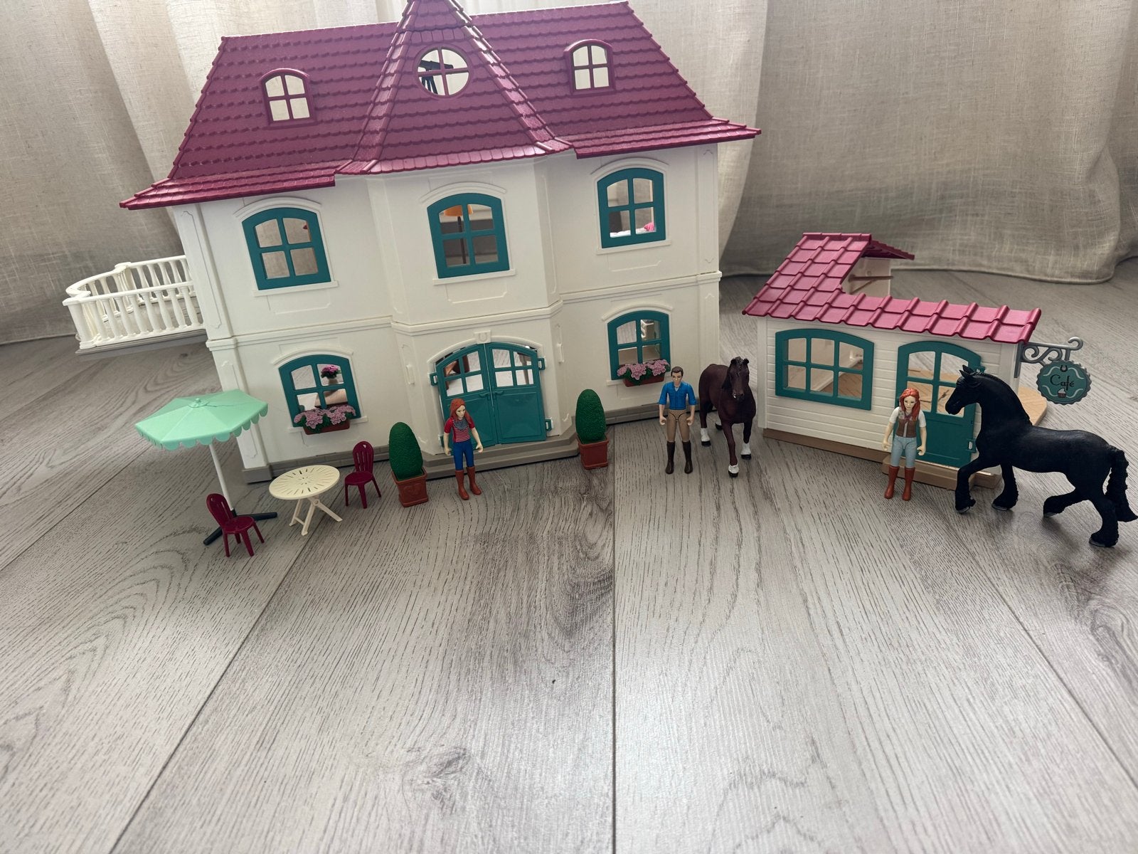 Schleich landhuis en Accessoires, Kinderen en Baby's, Ophalen, Zo goed als nieuw, Jongen of Meisje