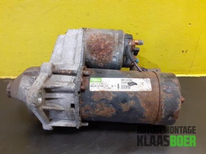 Startmotor van een Opel Meriva, Gebruikt, -, -, Opel