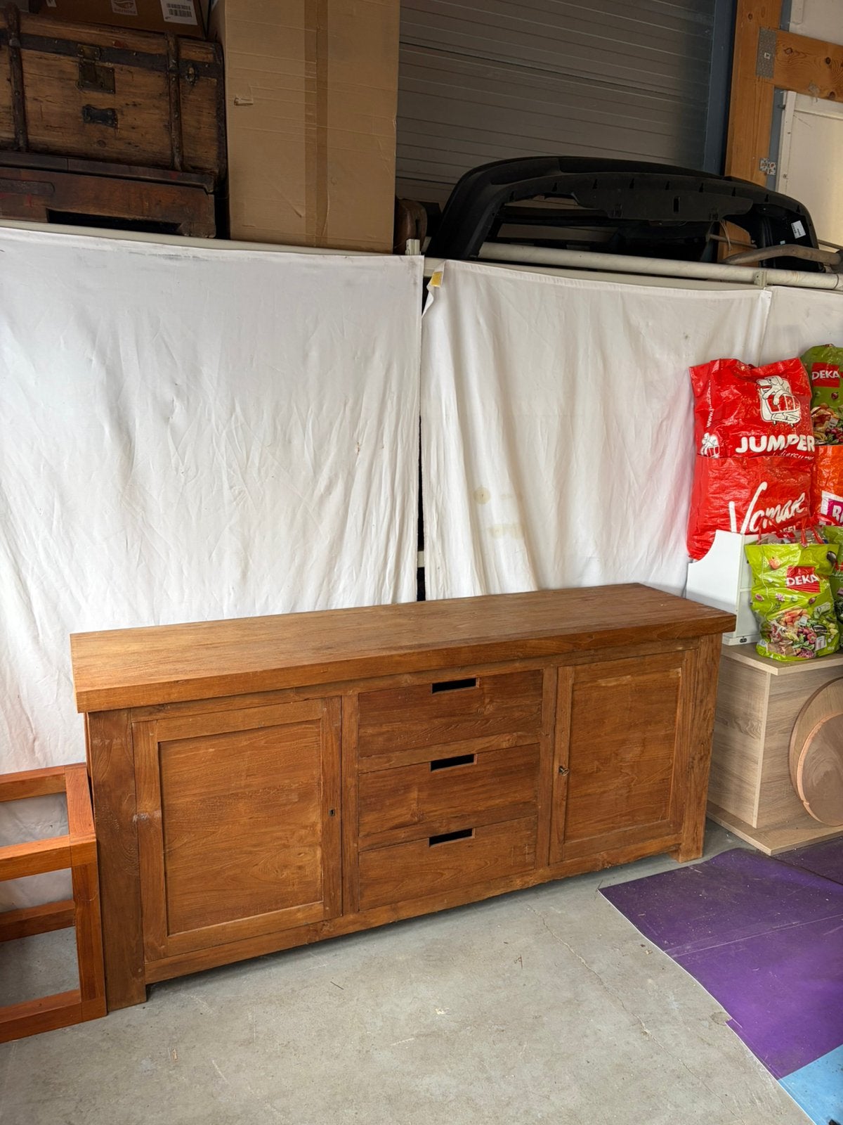 Oudteak houten meubels, Ophalen, Gebruikt