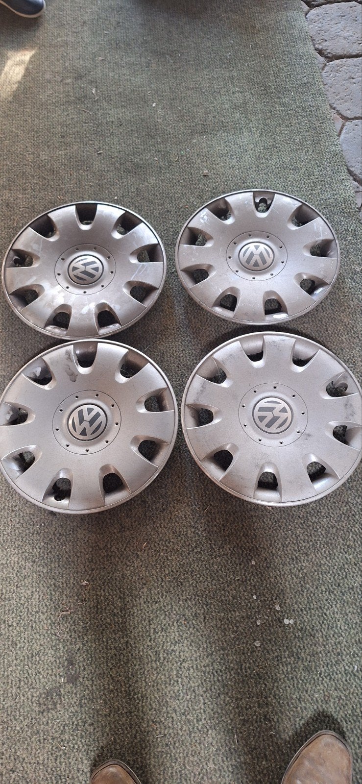 wieldoppen VW 15 inch, Ophalen of Verzenden, Gebruikt