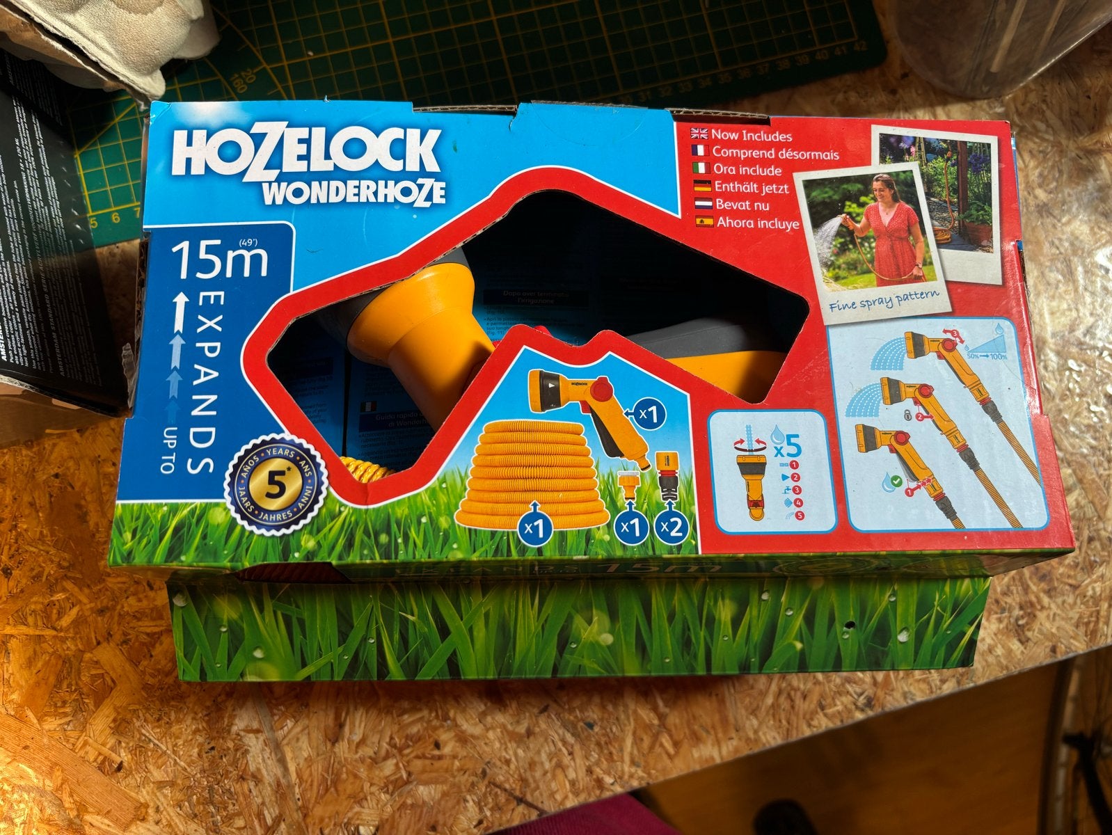 Hozelock Wonderhoze Tuinslang - 15m - Nieuw in doos, Ophalen of Verzenden, Nieuw, Tuinslang