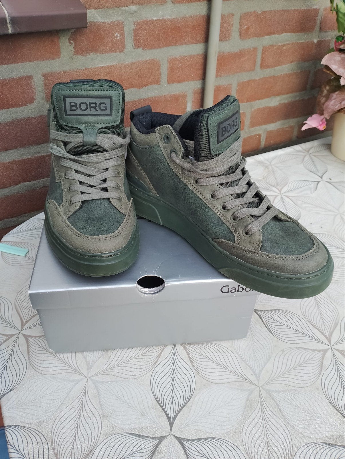 Echt leer! Stoere sneakers van BJORN BORG , 41 groen, Ophalen of Verzenden, Bjorn Borg, Groen, Sneakers of Gympen