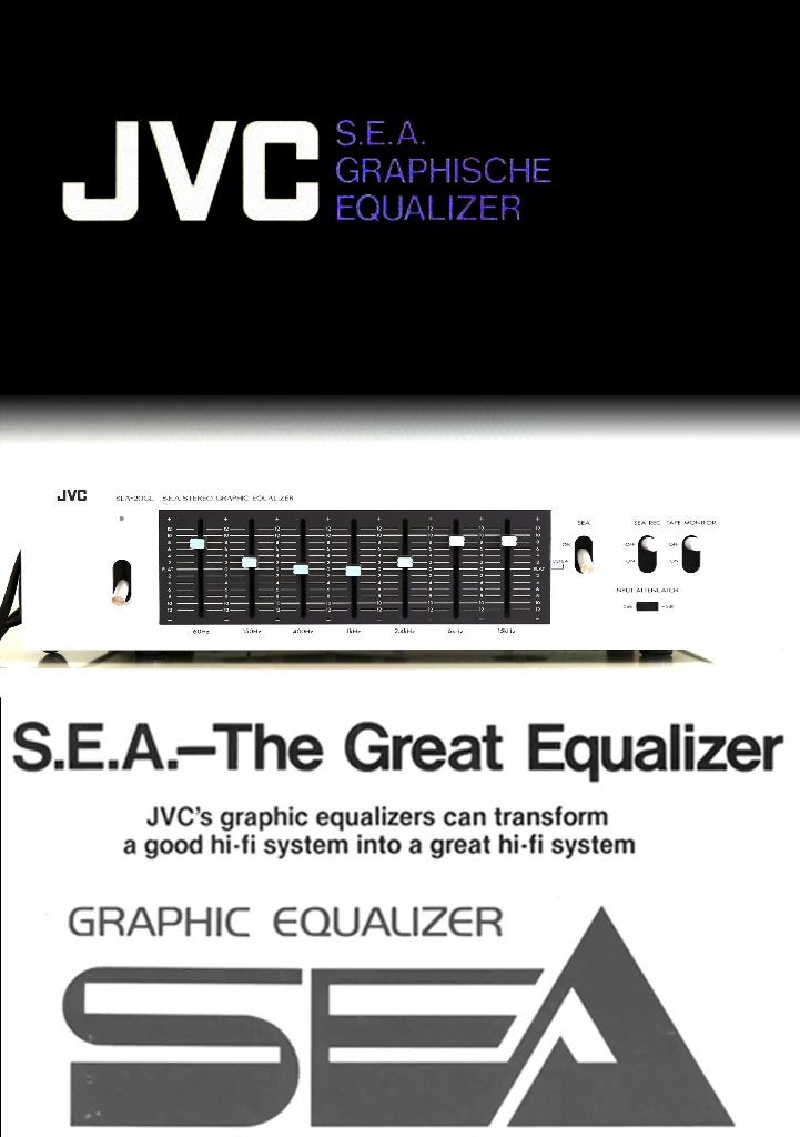 JVC S.E.A Equalizer, Gebruikt, JVC, Ophalen of Verzenden, Minder dan 60 watt