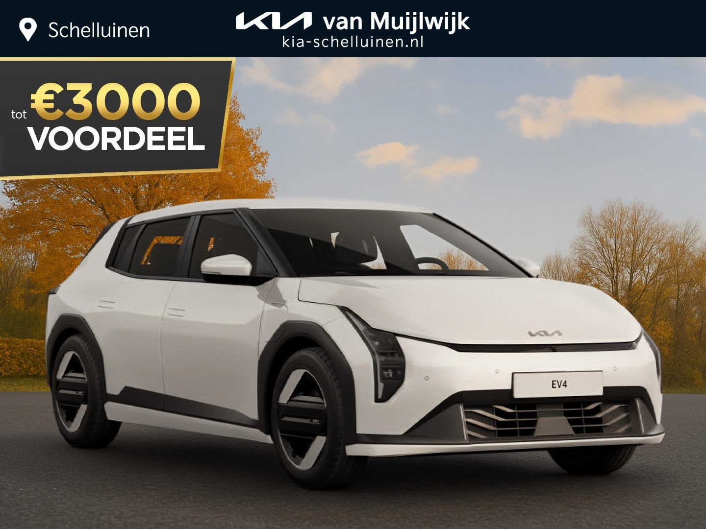 Kia EV4 Air 58.3 kWh Nu €3.000,- voordeel! Nu tijdelijk ex