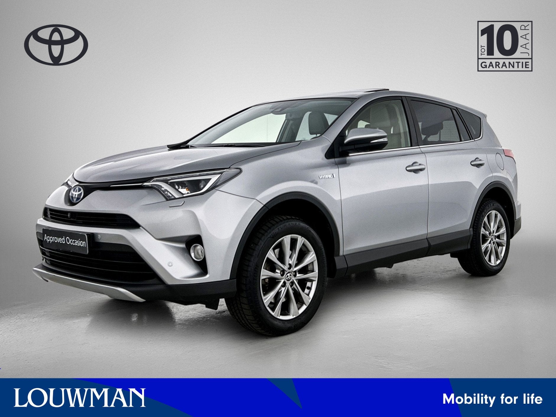 Toyota RAV4 2.5 Hybrid AWD Executive | Trekhaak | Panoramada, Auto's, Automaat, 12 maanden, Gebruikt, Euro 6