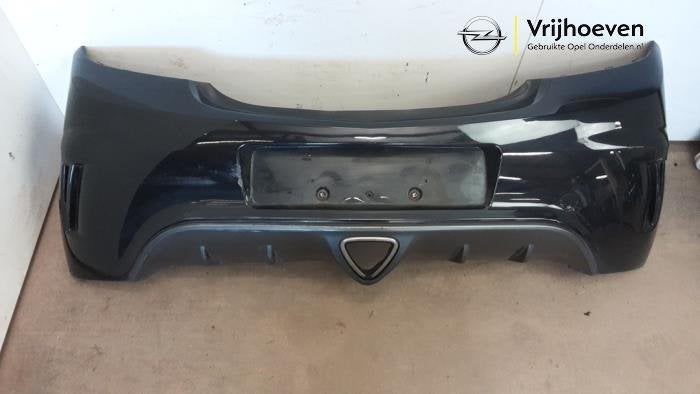 Achterbumper van een Opel Corsa (Corsa D 07-) (Z20R), Auto-onderdelen, Gebruikt, -, -, Opel