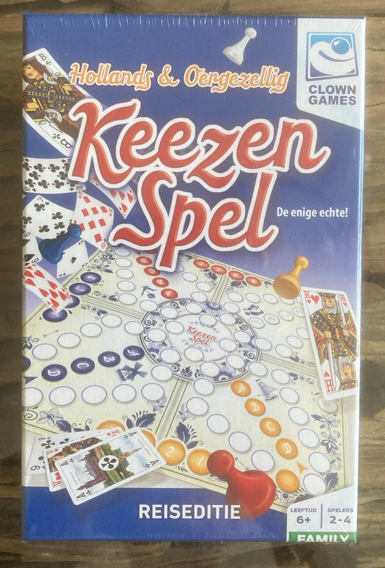 Keezen Spel Reiseditie - geseald - Hollands & Oergezellig, Drie of vier spelers, Ophalen, Nieuw, Reisspel