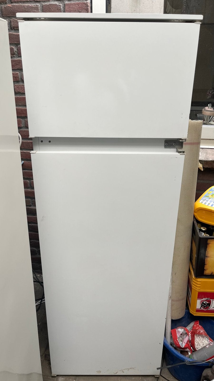 AEG Inbouw Koelkast met Vriesvak - 158x56x55 cm, Witgoed en Apparatuur, Koelkasten en IJskasten, Ophalen, 150 tot 200 liter, Gebruikt