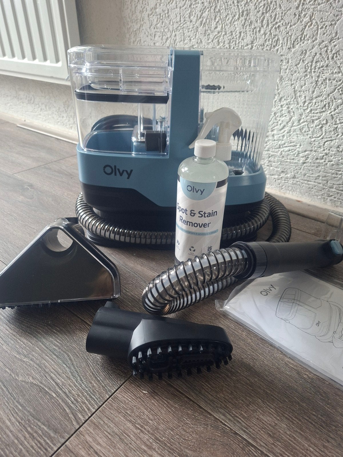 Olvy Tapijtreiniger - Krachtige Vlekverwijderaar, Ophalen, Nieuw