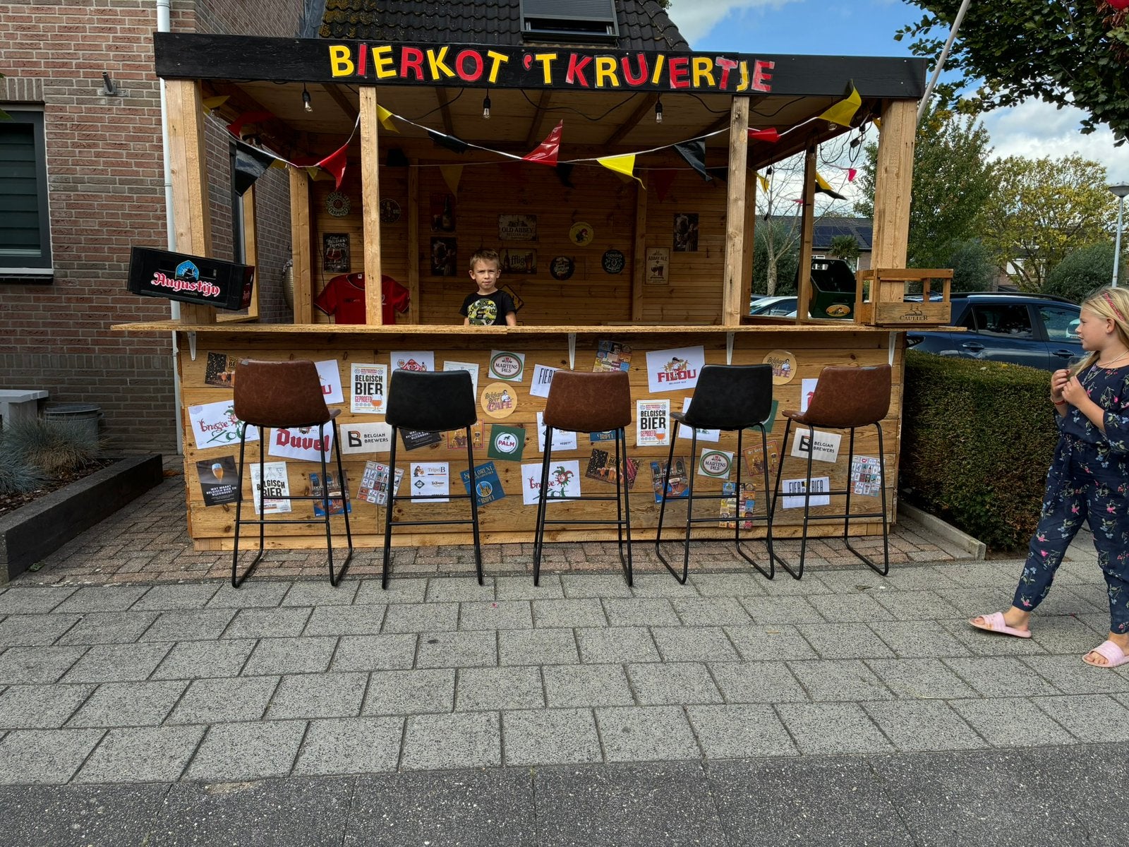 Straatversiering bar/hut/kroeg, Ophalen of Verzenden, Versiering