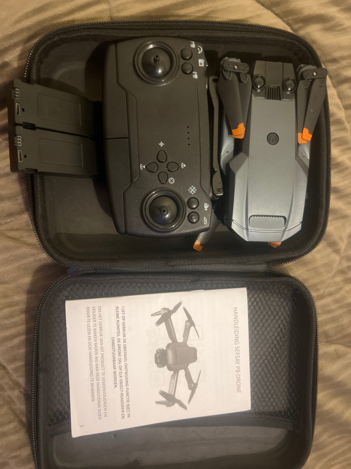 Sefsay P8 Drone met 5.0 HD Camera en 2 Accu's, Cameradrone, 100 tot 1000 meter, Overige merken, Zo goed als nieuw