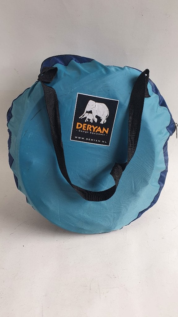 Deryan babytentje, popup tent, blauw en groen. S40, Tweedehands verkoop, Tweedehands verkoop, Gebruikt, Ophalen of Verzenden