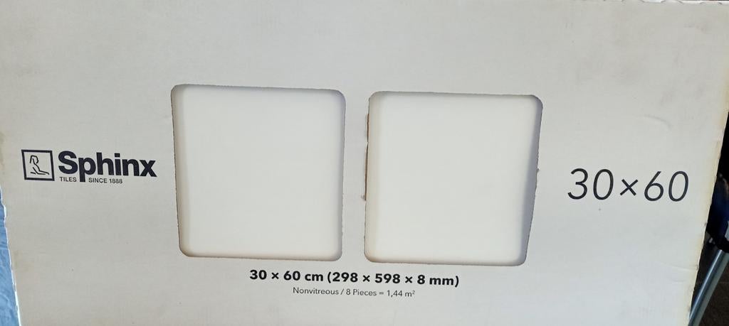 32 wandtegels, Sphinx  30x60, Doe-het-zelf en Verbouw, Tegels, Ophalen, 60 cm of meer, Nieuw, Minder dan 5 m²
