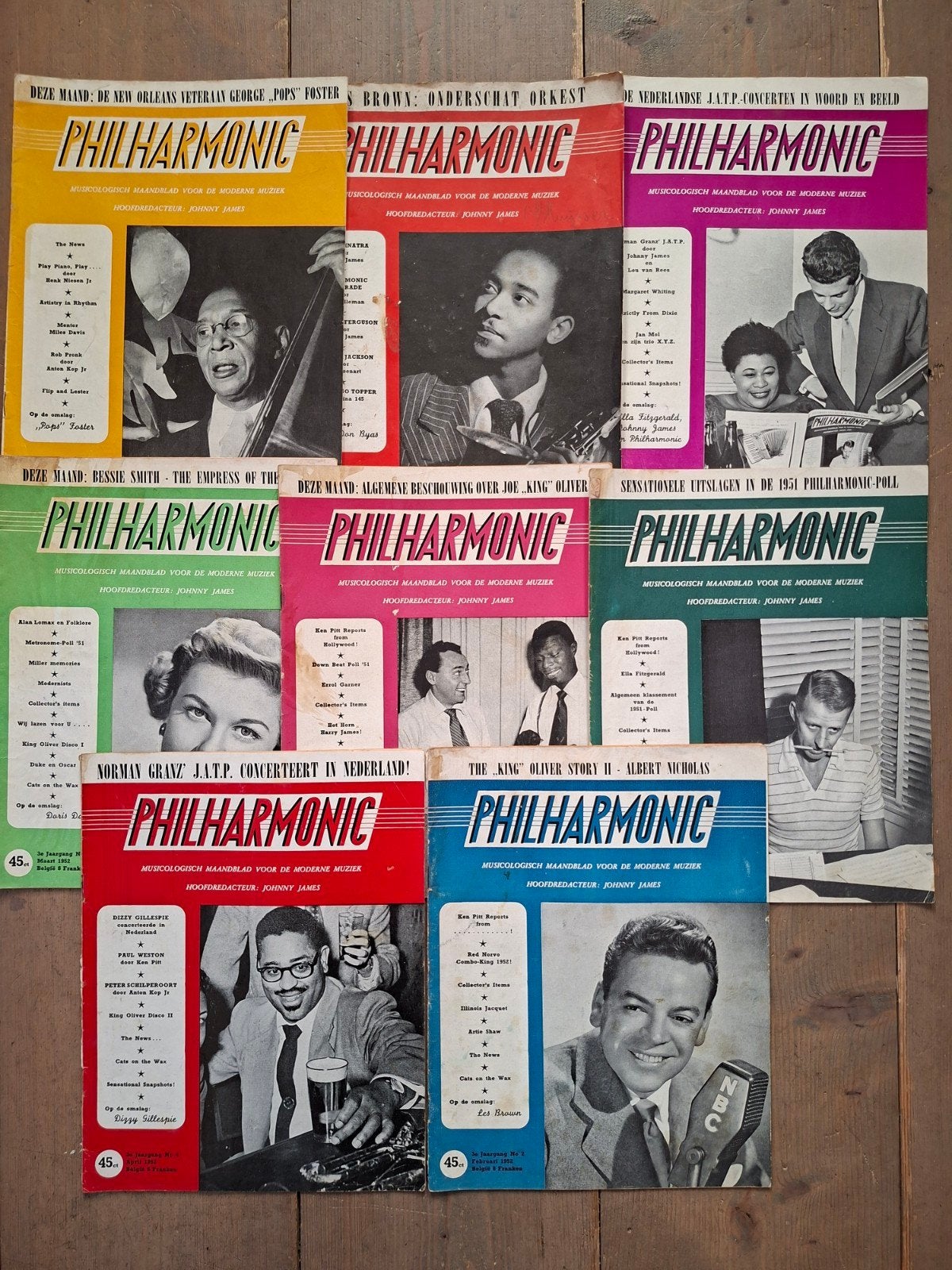 philharmonic maandblad  1952  vnl Jazz, Ophalen of Verzenden, Gelezen, Muziek, Film of Tv