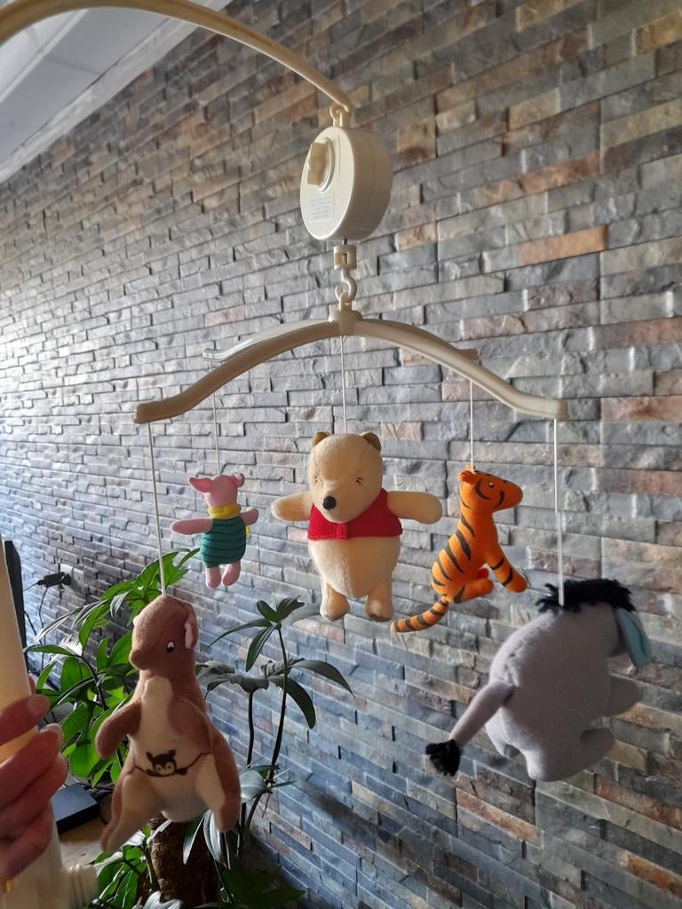 Disney Winnie de Poeh Baby Mobiel voor Box, Ophalen of Verzenden, Zo goed als nieuw, Mobiel, Met geluid