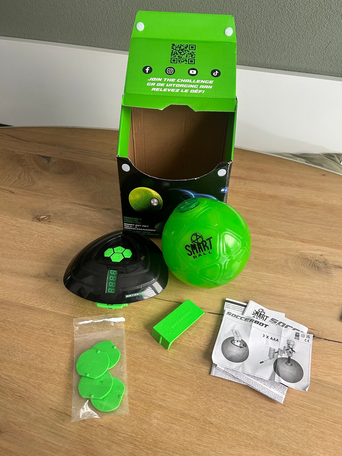 Smart Ball Soccerbot - Interactieve voetbaltrainer, Ophalen of Verzenden, Gebruikt