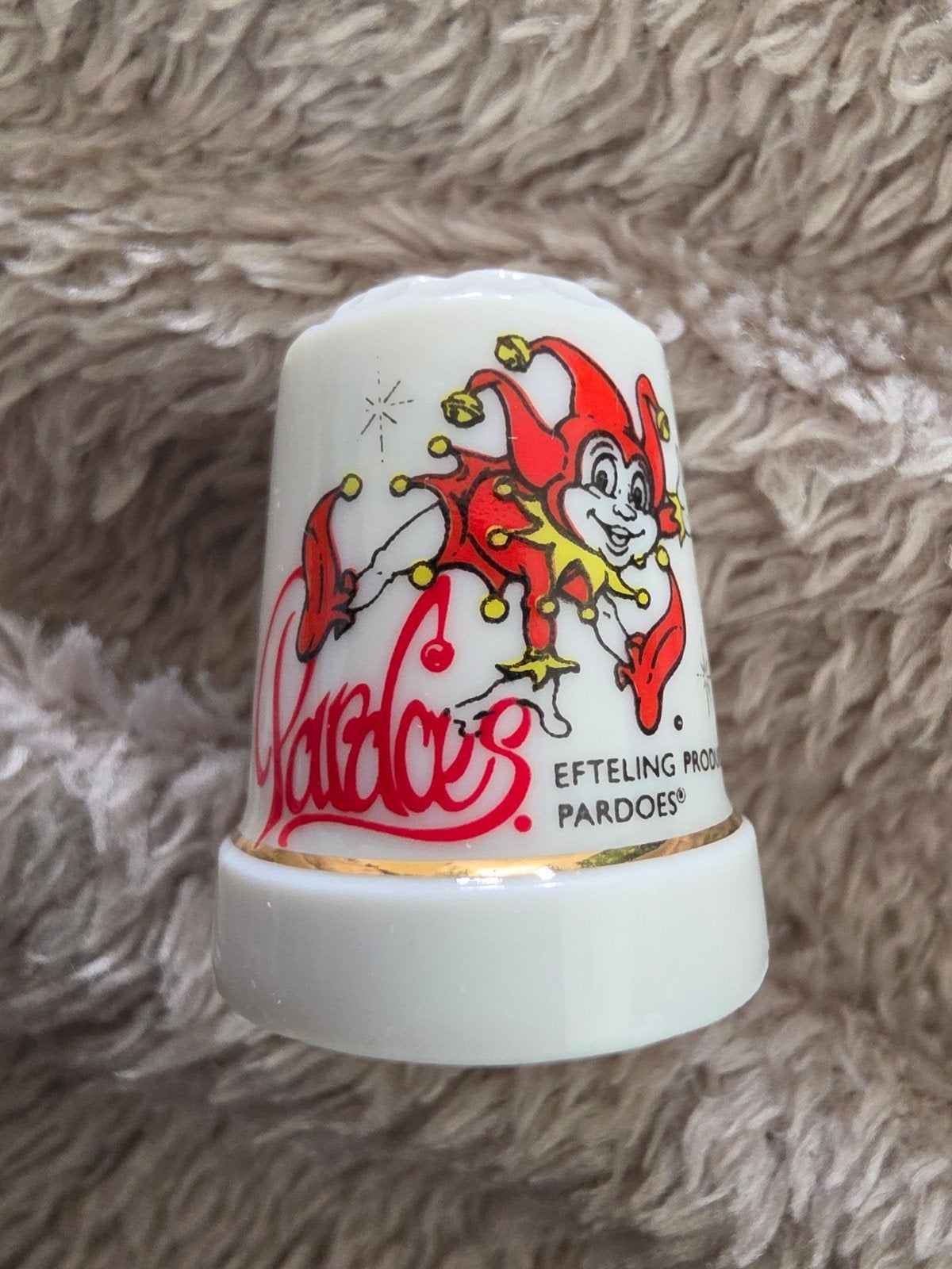 Efteling Pardoes vingerhoedje - Zo goed als nieuw, Ophalen of Verzenden