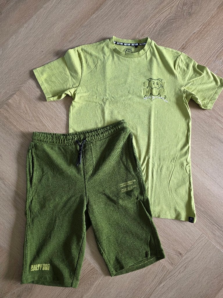 Salty Dog setje (korte broek met t-shirt) maat 170/176, Nieuw, Ophalen of Verzenden, Setje, Salty Dog
