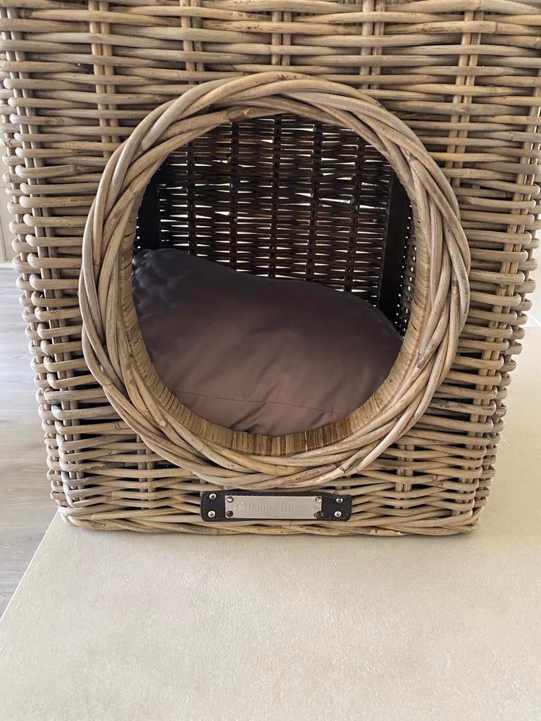 Kattenmand van Happy House, Ophalen, Nieuw, Riet