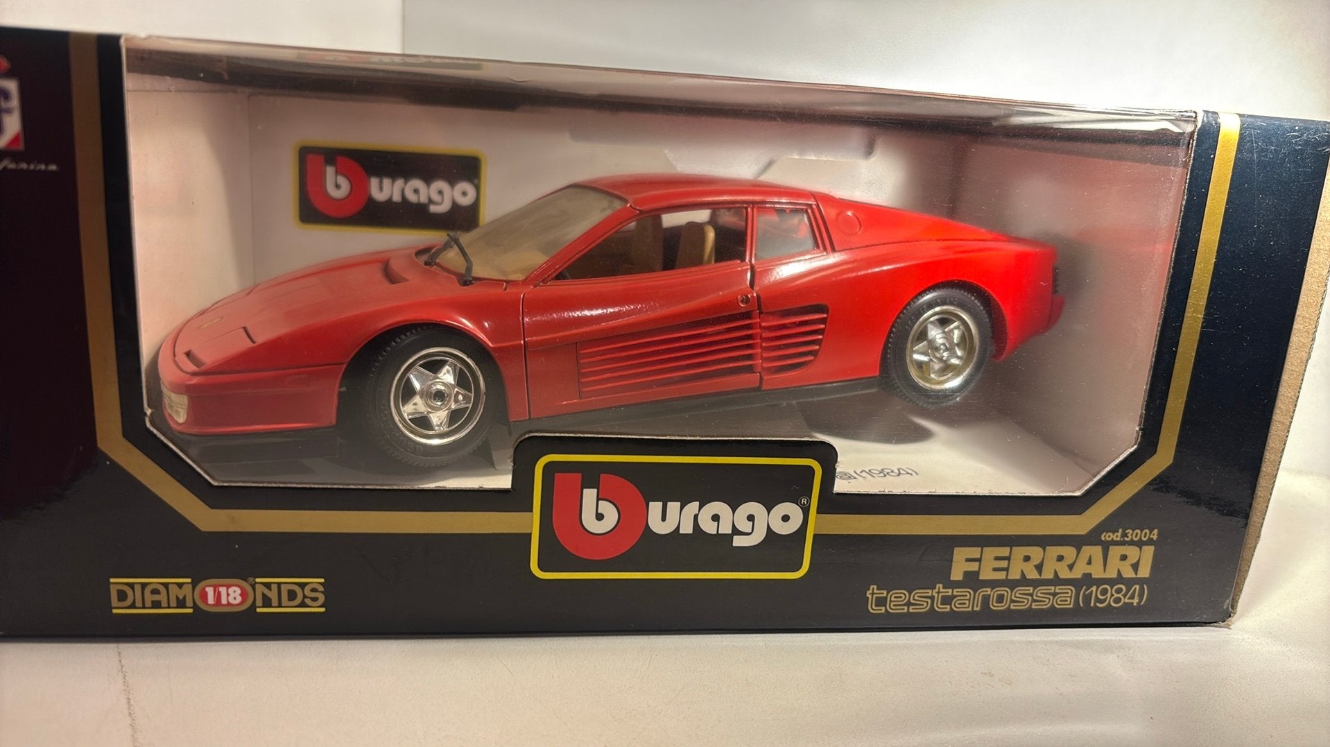 Ferrari testarossa bburago 1.18, Ophalen of Verzenden, Bburago, A, A