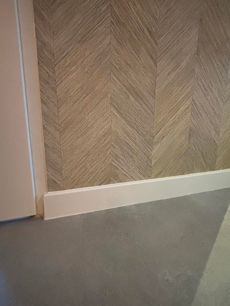 Witte plint 9x 15x90x2400mm, Ophalen, Nieuw, Mdf, 200 tot 250 cm
