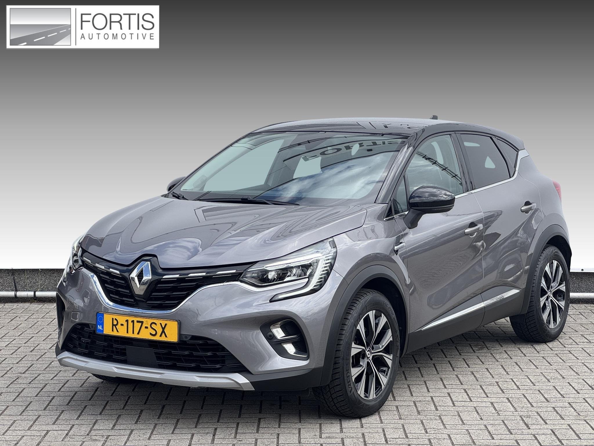 Renault Captur 1.6 E-Tech full hybrid 145 techno NL-AUTO | H, Auto's, Gebruikt, 715 kg, Leder en Stof, Parkeersensor