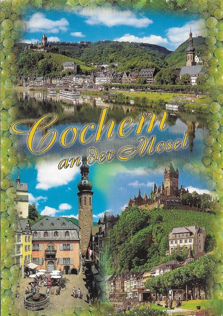 Ansichtkaart  	Cochem (Duitsland)	3-luik, Verzenden, 1980 tot heden, Gelopen, Duitsland
