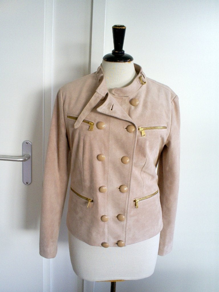 suedine jasje van BEAUMONT maat 38, Kleding | Dames, Maat 38/40 (M), Verzenden, Beige, Beaumont