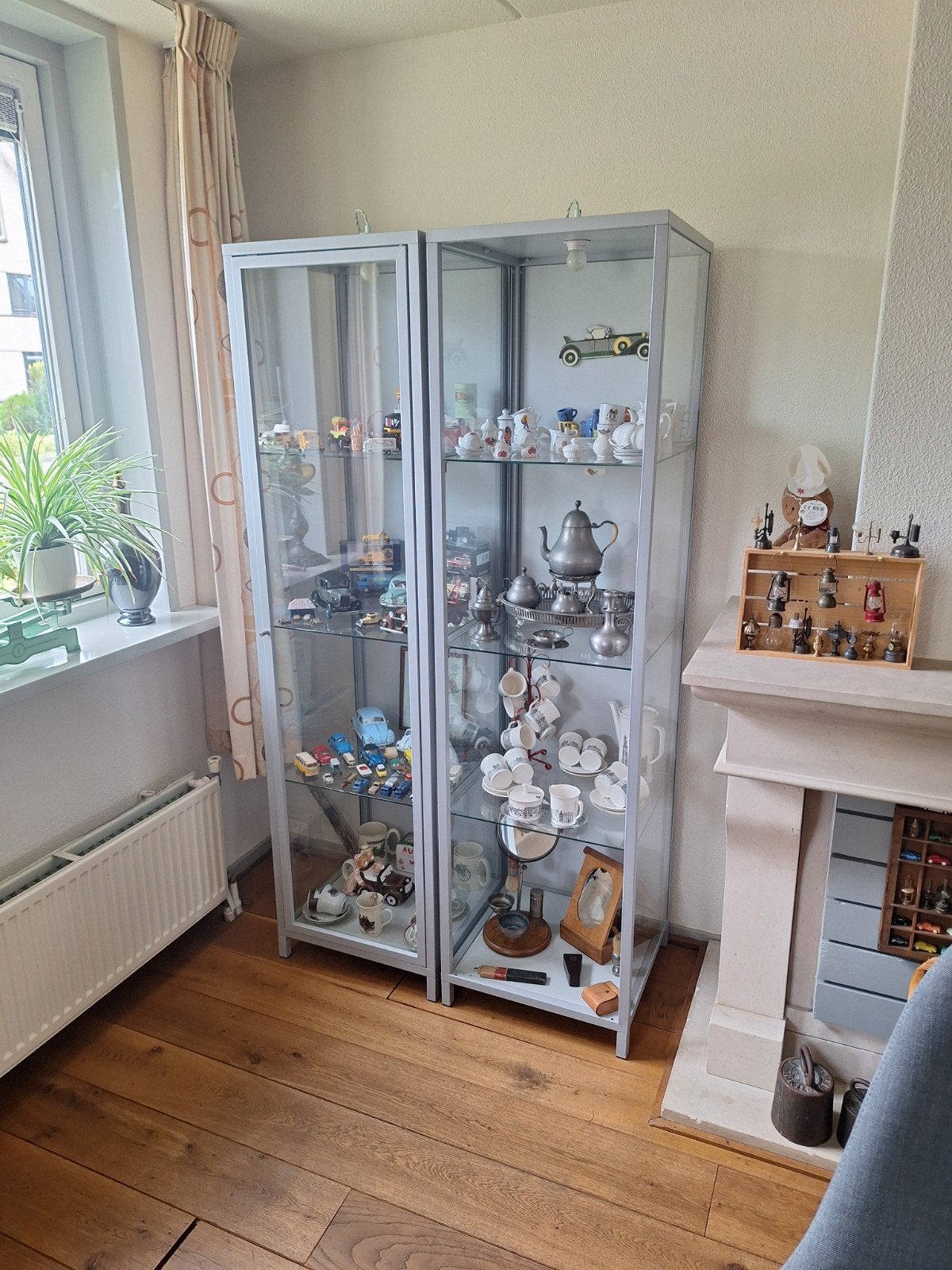 glazen vitrine kast, 100 tot 150 cm, 25 tot 50 cm, 50 tot 100 cm, Ophalen of Verzenden