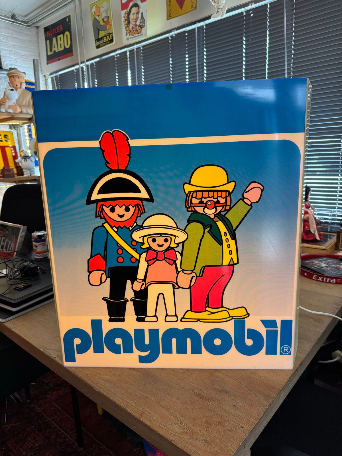 Vintage Playmobil Lichtbak - Uniek Verzamelobject, Ophalen, Gebruikt, Lichtbak of (neon) lamp
