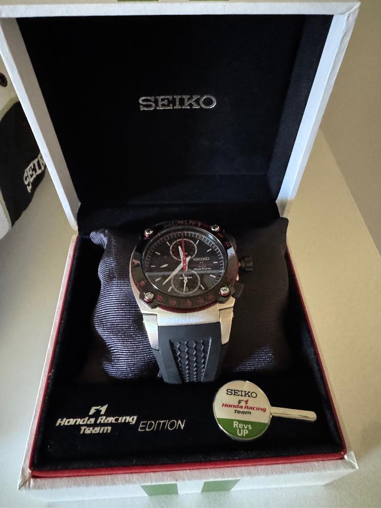 Honda F1 team horloge, Ophalen of Verzenden, Zo goed als nieuw, Overige sporten, Overige typen
