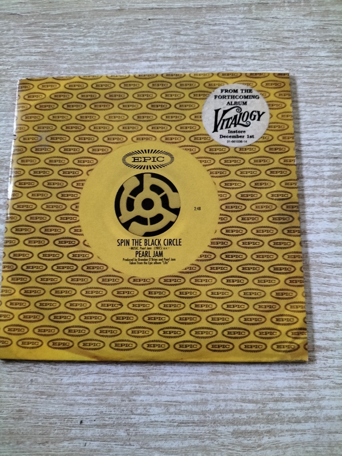 Pearl Jam - spin the black circle, Ophalen of Verzenden, Rock en Metal