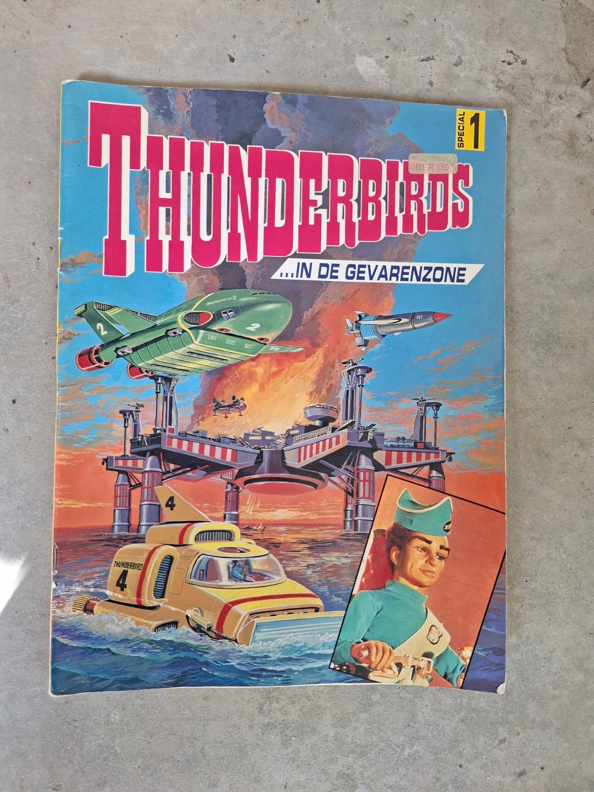 Thunderbirds Special 1: In de Gevarenzone (Stripboek), Eén stripboek, Ophalen of Verzenden, Gelezen
