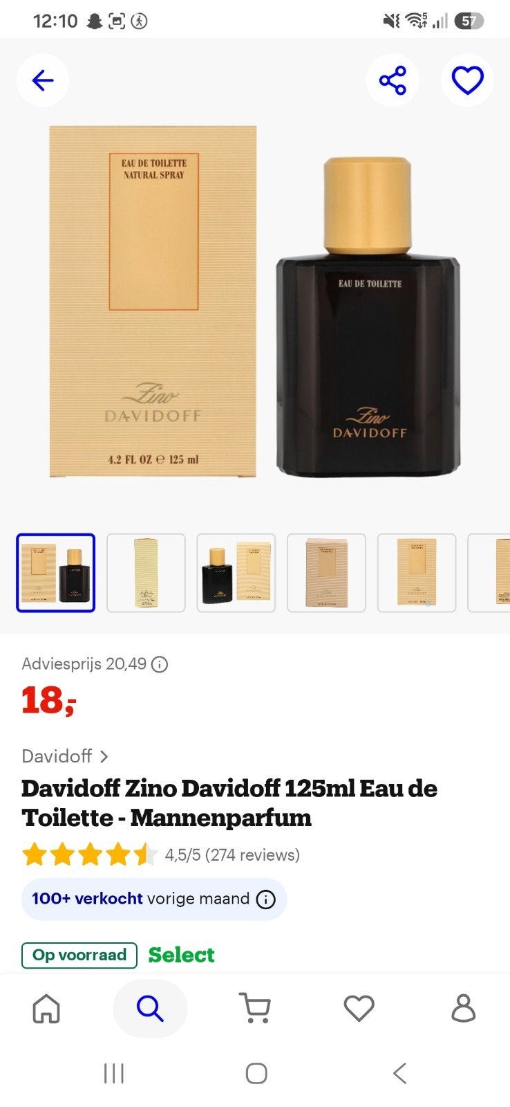 parfum, Ophalen of Verzenden