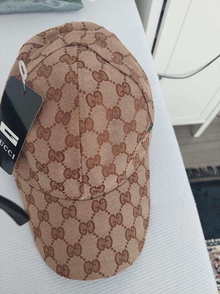 Gucci pet met GG-monogram en Web-detail, Ophalen of Verzenden, Nieuw, One size fits all, Pet