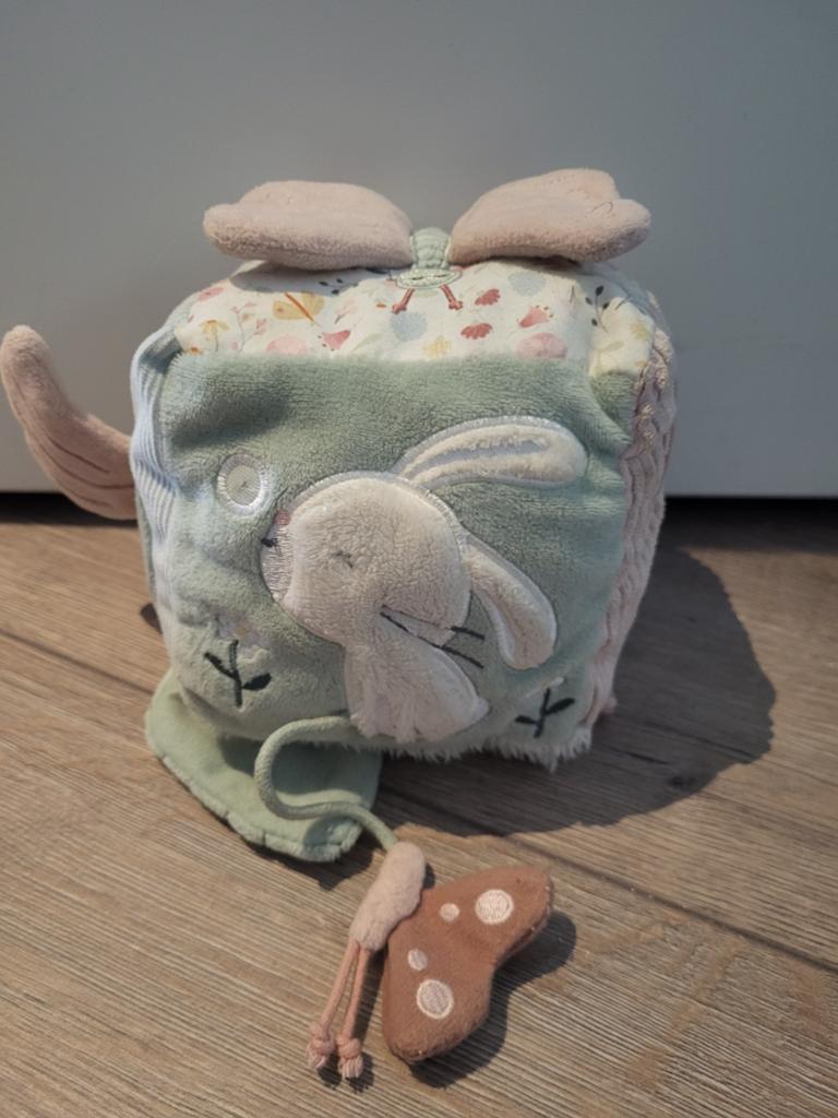 Little Dutch zachte activiteitenkubus met dieren en geluid, Ophalen of Verzenden, Nieuw, Overige typen, Met geluid