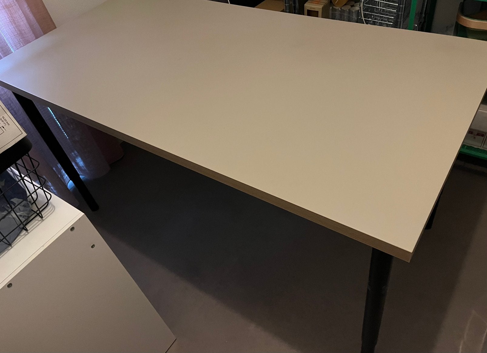 Ikea Linnmon bureau, 75x150, in hoogte verstelbaar, Ophalen, Gebruikt, 150 cm, In hoogte verstelbaar