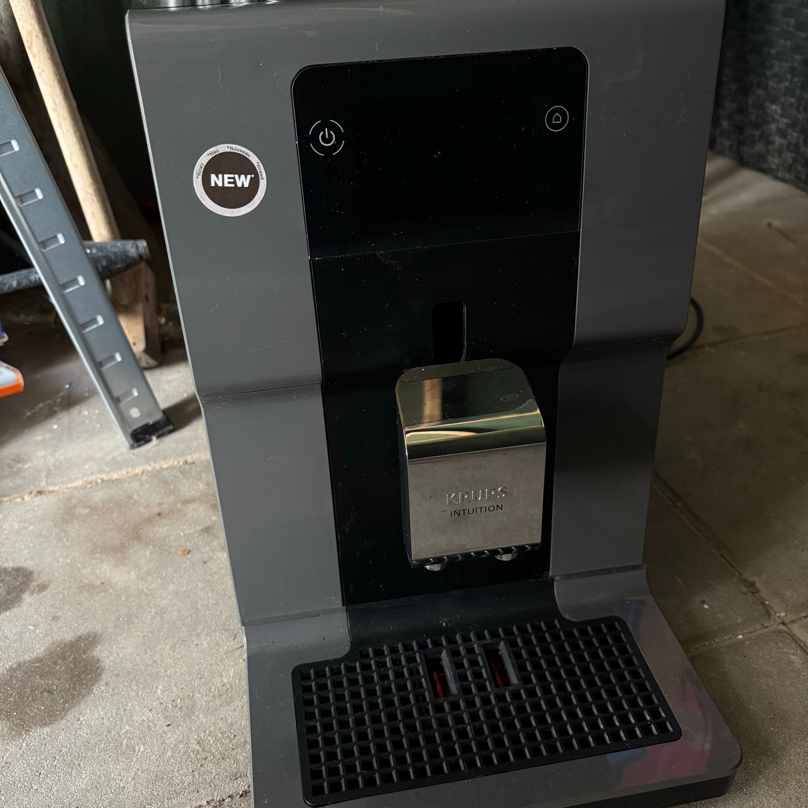Krups Intuition Bonenmachine - Zie beschrijving, Gebruikt, Koffiemachine, Afneembaar waterreservoir, Koffiebonen