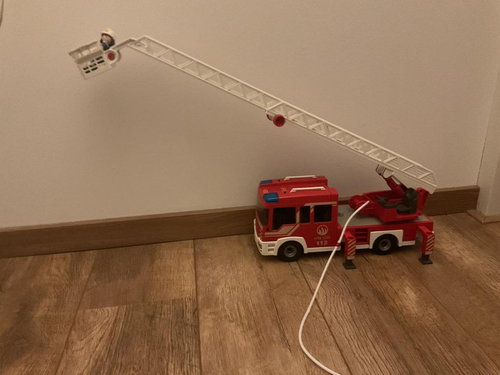 Playmobil brandweerauto, Ophalen, Zo goed als nieuw